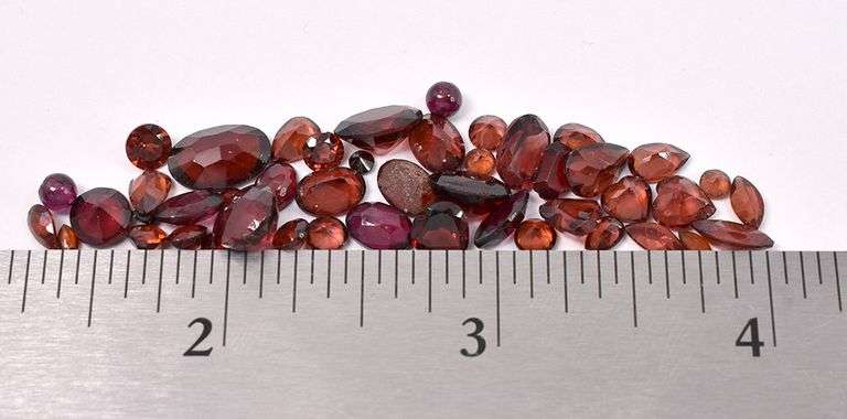 Red Garnet Gems From Pre-Owned Jewlery
