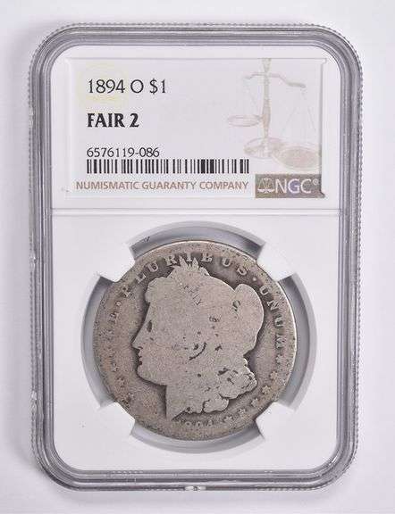 FAIR 2 1894-O Morgan Silver Dollar NGC Lowball Low Ball