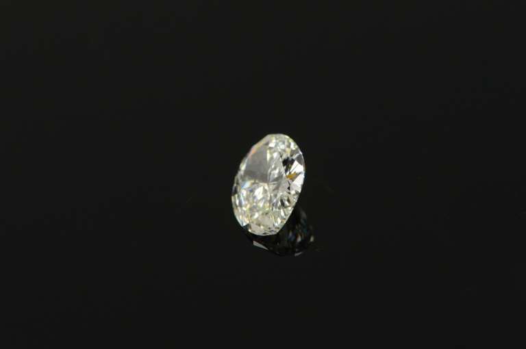 GIA 0.69 Ct Oval Cut J Color VS1 Diamond