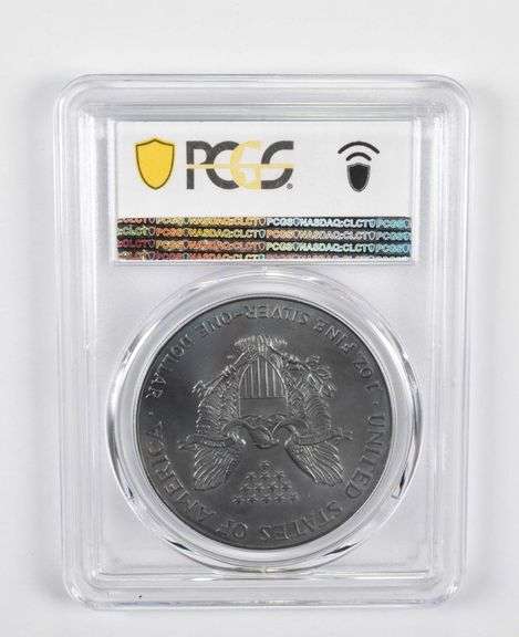 MS68 2001 American Silver Eagle - PCGS Beautiful Tone!