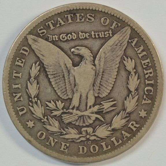 Handsome 1880-CC Morgan Silver Dollar. Key date