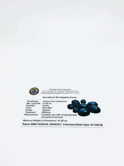 Beautiful Collection 41.0 Carats of Natural Star Sapphires