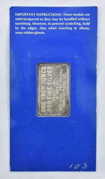 Heroes Of Comics Superman 1974 Mt Everest Mint 1 Troy Oz Silver PF Bar