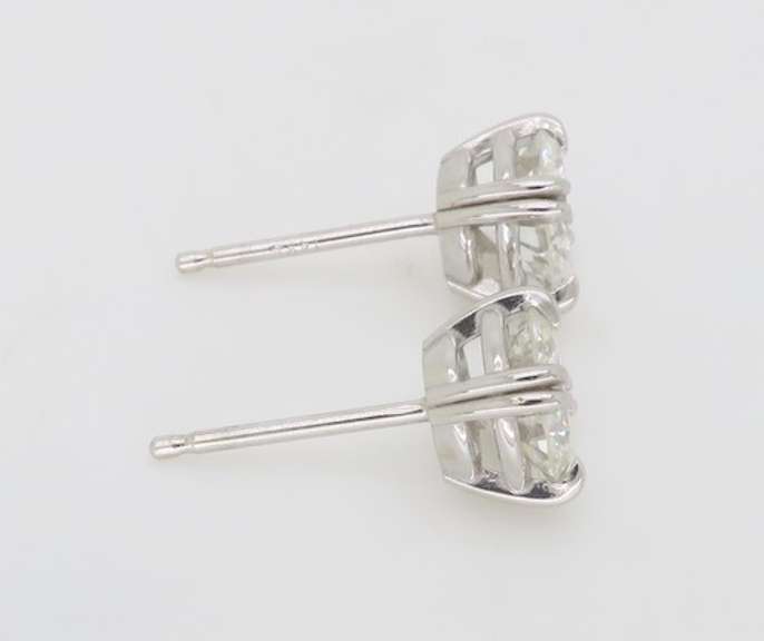 Double Prong 1.40CTW Diamond Stud Earrings