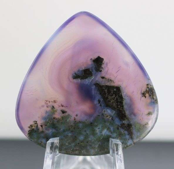 Awesome 50.50ct Chalcedony and Chlorite cabochon