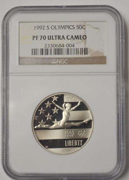 1992 S Olympics Commmemorative Half Dollar NGC PF 70 Ultra Cameo