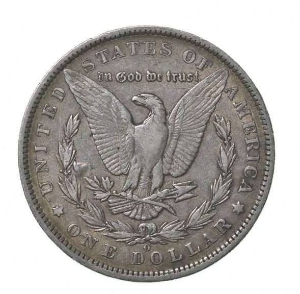 1891-O Morgan Silver Dollar Die Clash E