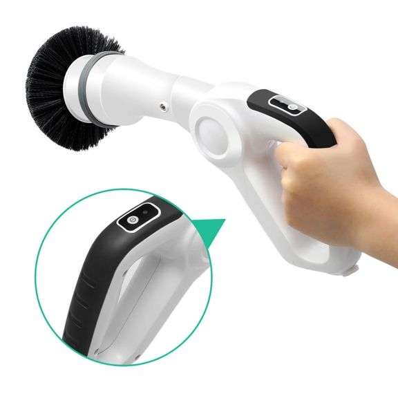Electric Spin Cleaner Power Cordless Tub Tile Scrubber