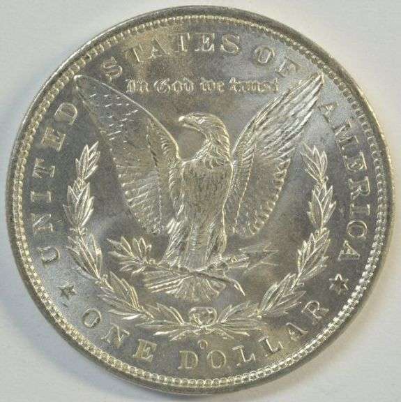 Blazing Near Gem BU 1888-O Morgan Silver Dollar. Semi-key date