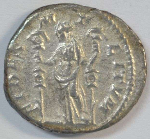 Near Mint Ancient Roman Silver Denarius of Severus Alexander, 222-235 AD