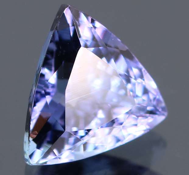 Awesome 2.11ct trillion cut Tanzanite
