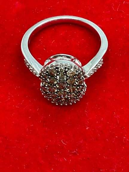 CERTIFIED BRAND NEW 14K WHITE GOLD AND DIAMOND RING