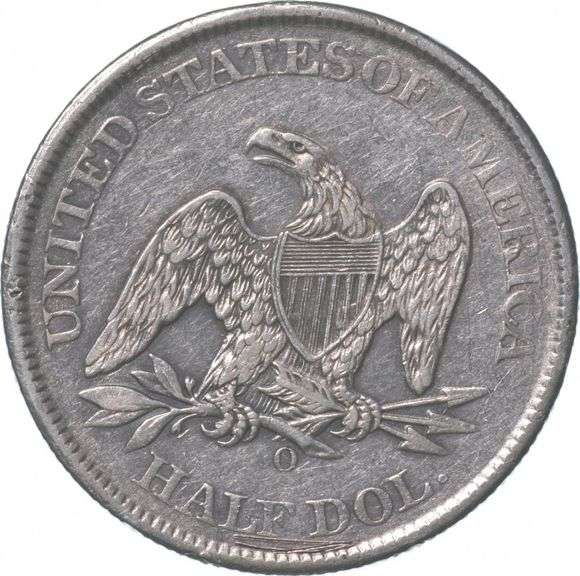 1861-O Seated Liberty Half Dollar
