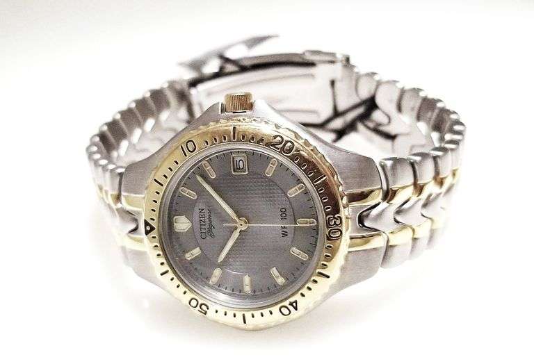 Citizen Elegance Line Aj4764-51hz Two-Tone 37mm Japanese Movement