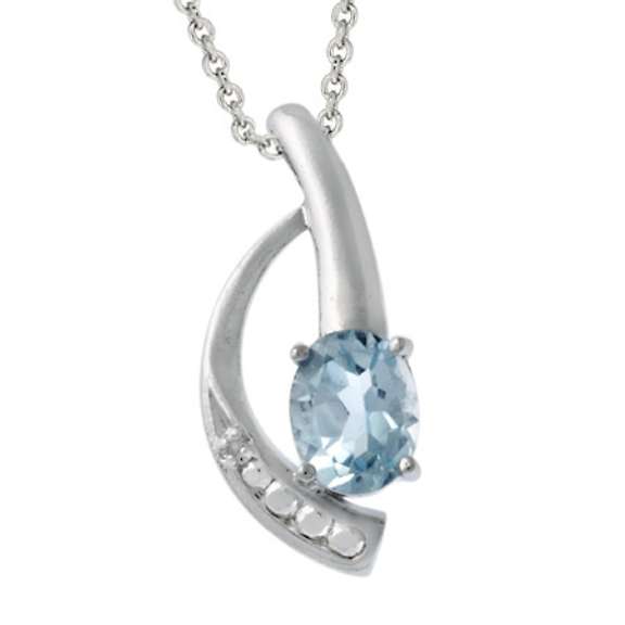 Blue Topaz Pendant