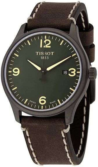 Tissot Swiss Green Dial, New In Box.