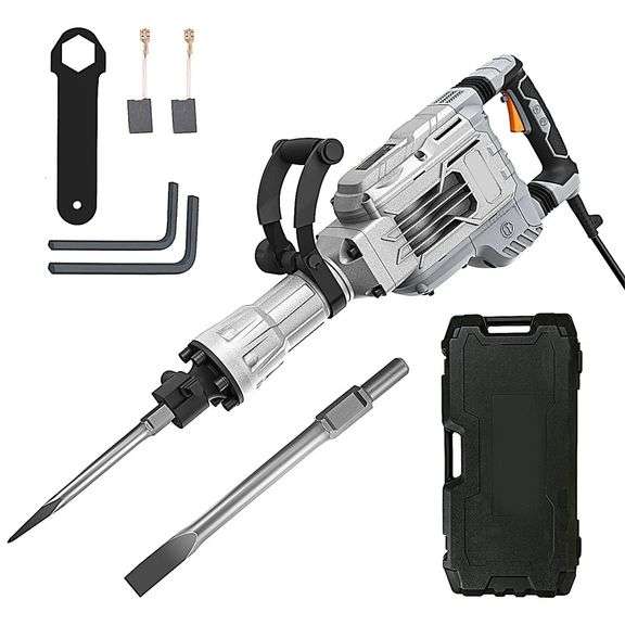 1700W 60J Heavy Duty Electric Demolition Jack Hammer