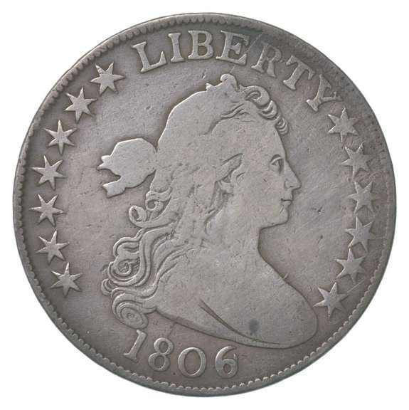 1806/9 Draped Bust Half Dollar 111a CUD REV