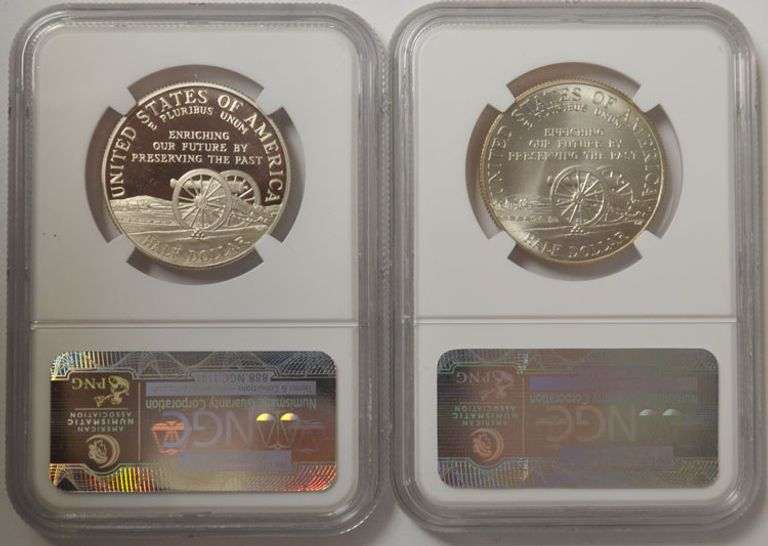 1995 Civil War Commemorative Half Dollars Set NGC MS 69 PF 69