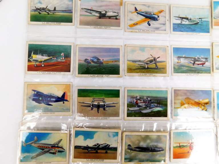Big Lot of 48 Wings Cigarettes Tobacco Trade Cards