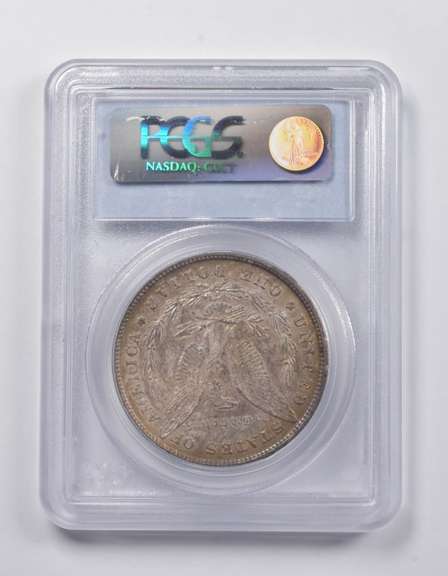 MS63 1878 8TF Morgan Silver Dollar PCGS Great Color