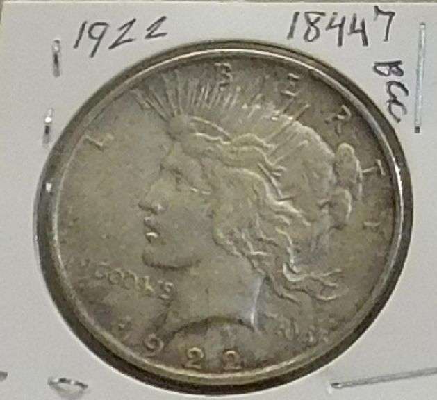 1922 Peace Dollar, circ