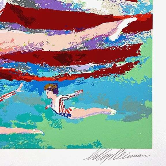 Golden Girl by LeRoy Neiman (1921-2012)