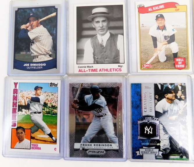 10 Baseball Greats Throw Back Cards