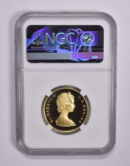 PF69 UCAM 1983 Canada Gold 100 Dollars Gilberts Landing NGC