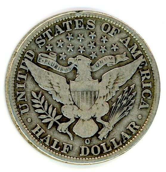1905 Barber Silver Half Dollar