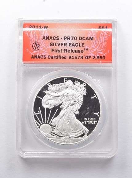 PR70 DCAM 2011-W American Silver Eagle FR ANACS