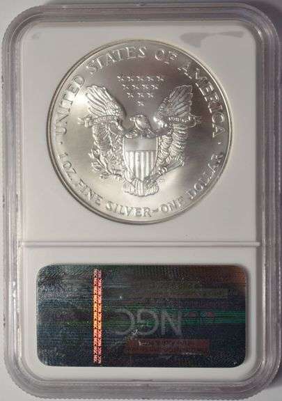 2001 American Silver Eagle NGC MS69