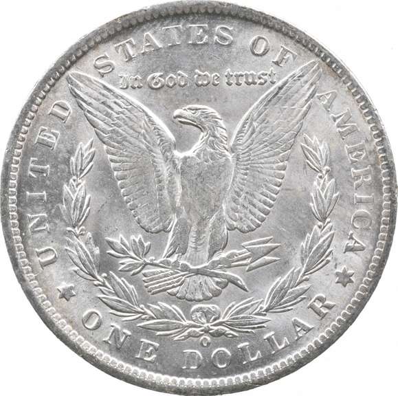 1890-O Morgan Silver Dollar
