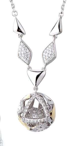 Beautiful "Cosmo" Sterling silver Pendant