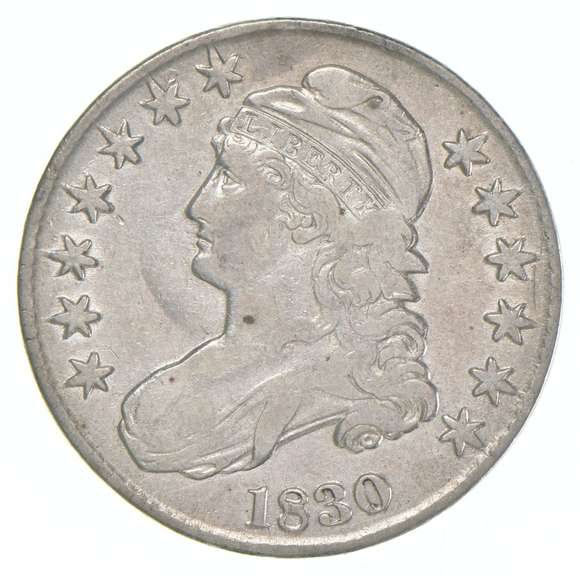1830 Capped Bust Half Dollar Small O