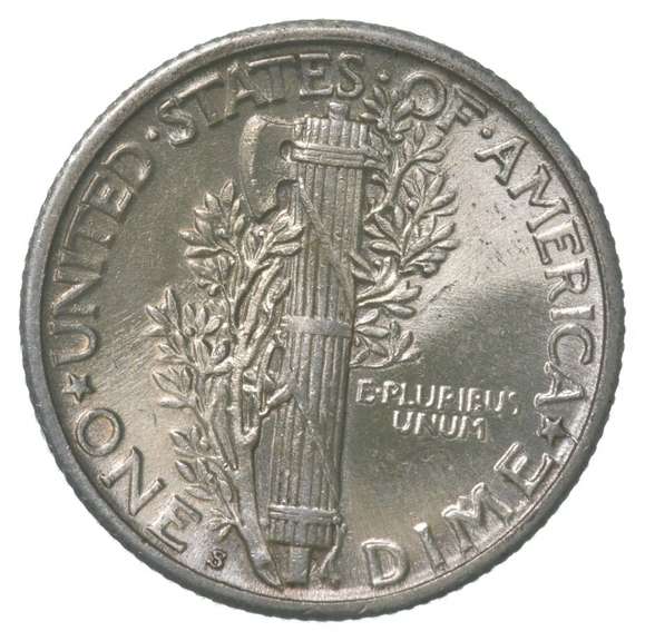 1918-S Mercury Dime
