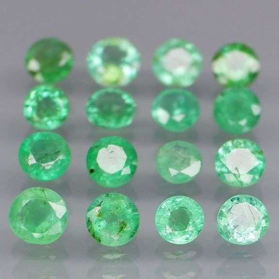 Outstanding 2.55ct real Colombian Emerald set
