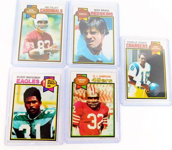 Lot of 10 Topps 1979 Football Super Stars