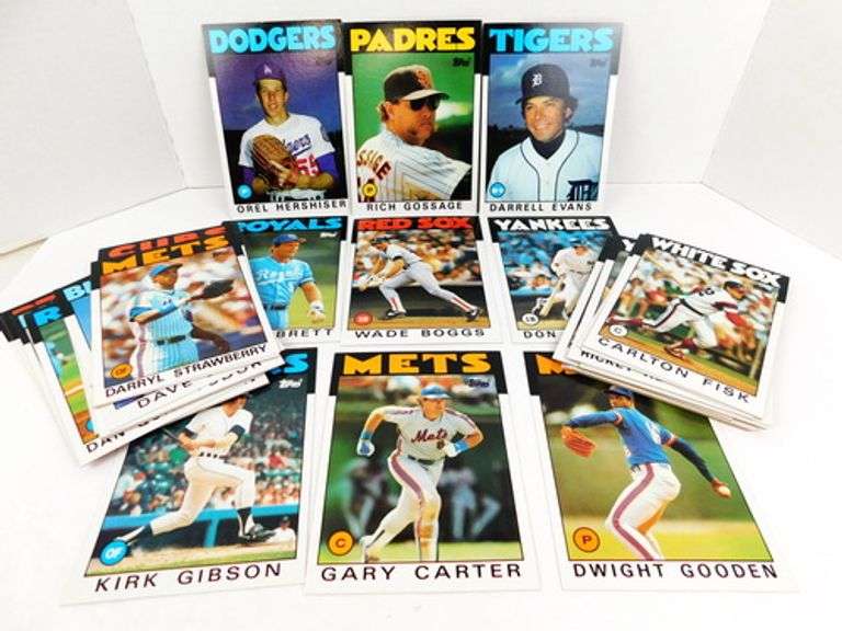 50+ Lot of 1986 Topps Oversized Baseball Cards
