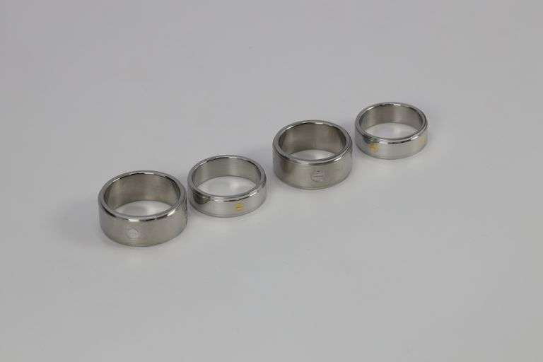 Lot of 19 Stainless Steel 316L Laser Cut Design Rings Various Sizes & Styles