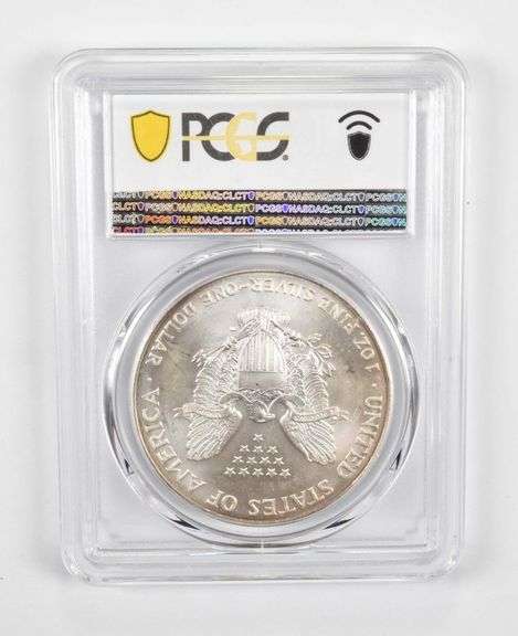 MS68 1998 American Silver Eagle - PCGS Insane Tone!