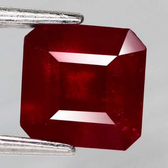Eye catching 2.01ct rich blood red Ruby
