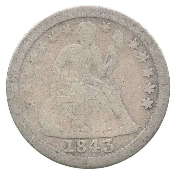 1843-O Seated Liberty Dime