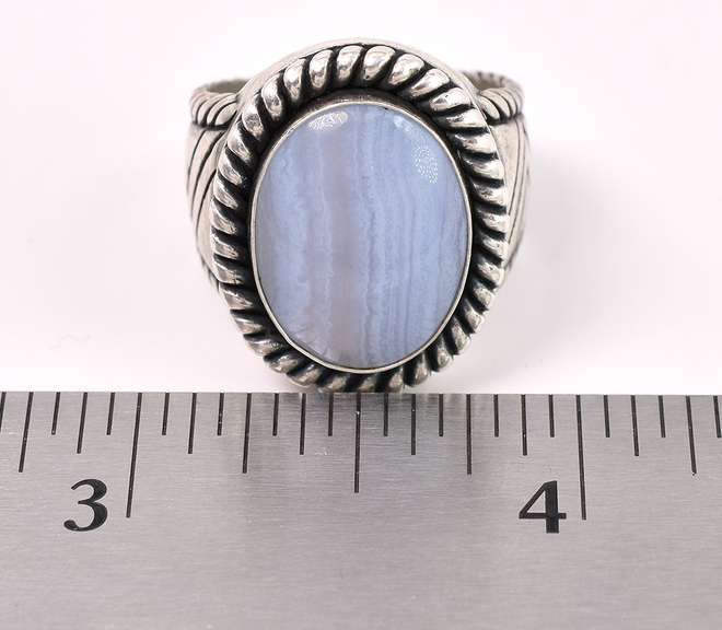 Sturdy Moonstone Ring In Sterling Silver