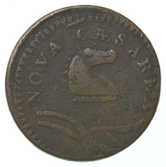 1786 United States Pre-Federal New Jersey Cent 23/P R4
