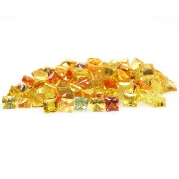 10.96ct heated only Autumn leaves Sapphire set