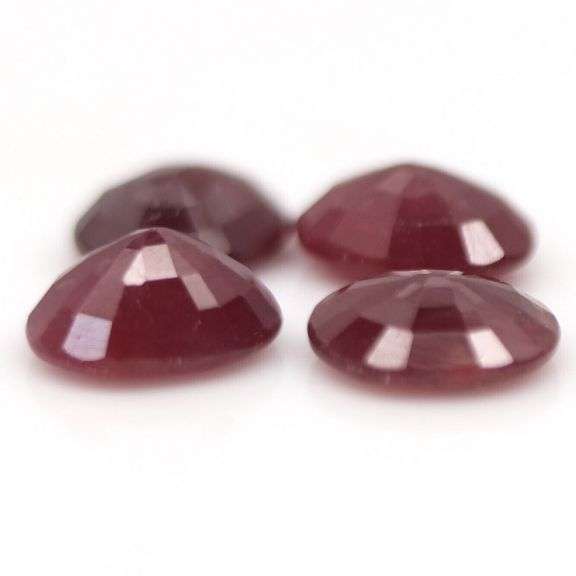Heavy 17.16ct oval cut Ruby set