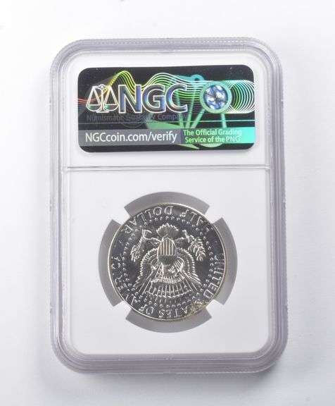 Mint Error PF65 UCAM 1964 Kennedy Half Dollar OBV Struck Thru NGC