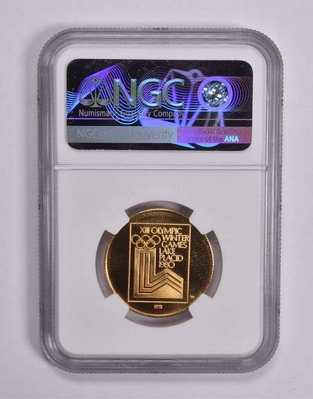 PF69CAM 1978 Lake Placid Gold 1980 Olympic Winter Games Skating NGC