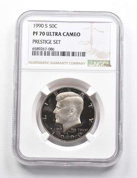 PF70 UCAM 1990-S Kennedy Half Dollar Prestige Set NGC RARE PEDIGREE